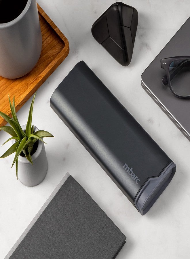 HIGHERHUMAN mbarc XL 7 Day Weekly Pill Organizer - Extra Large Capacity Pill Box - Premium Pillcase (XL, Steel Grey) - Image 5